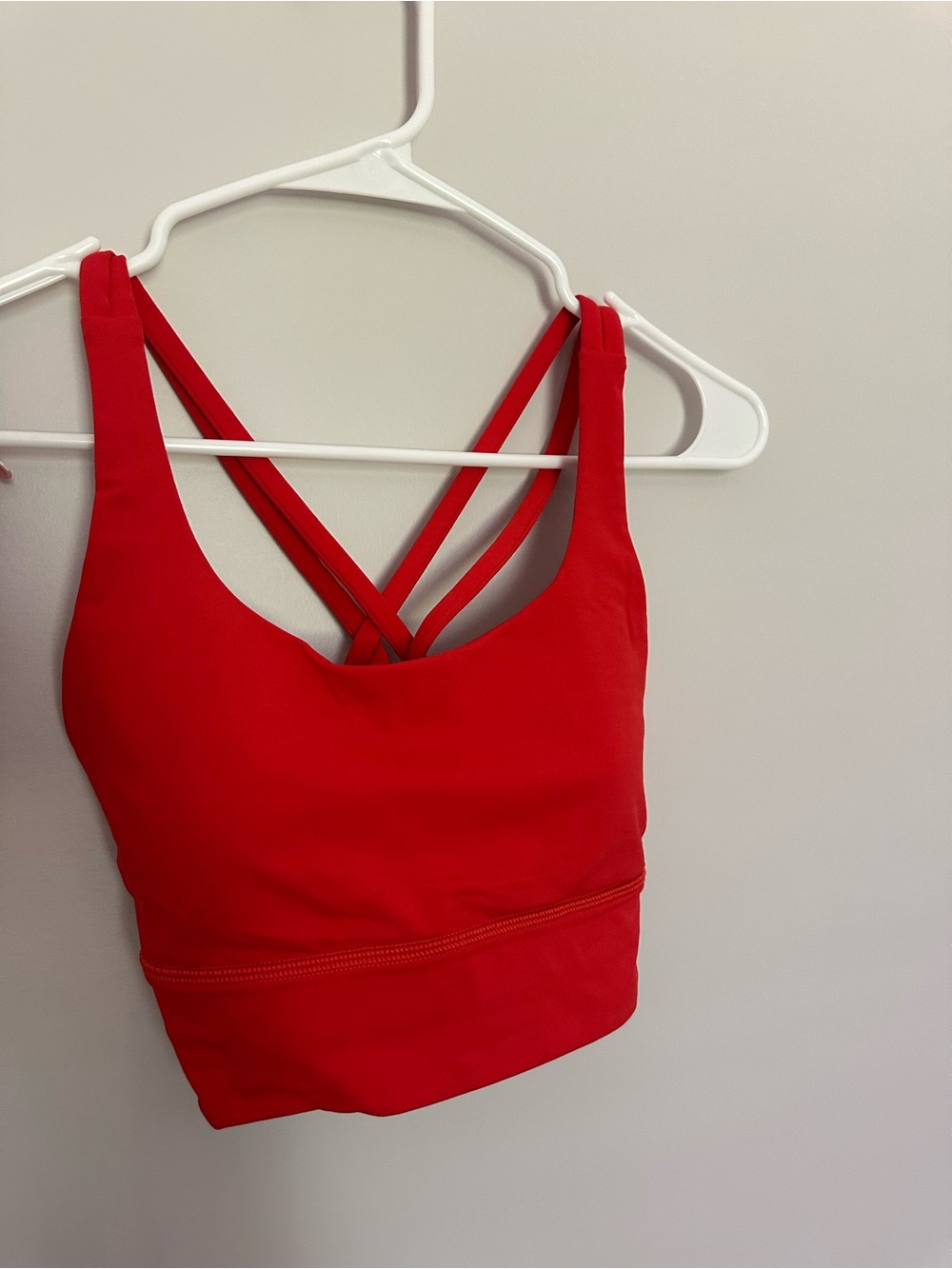 lululemon athletica Red Crossback Sports Bra
